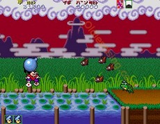 une photo d'Ã©cran de Pistol Daimyo No Bouken sur Arcade